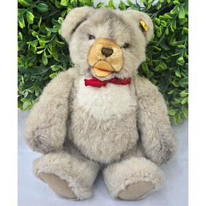 Vintage Steiff Cosy Zotty Teddy Bear 11" Grey Dralon Plush Jointed Tag PA 55 SS